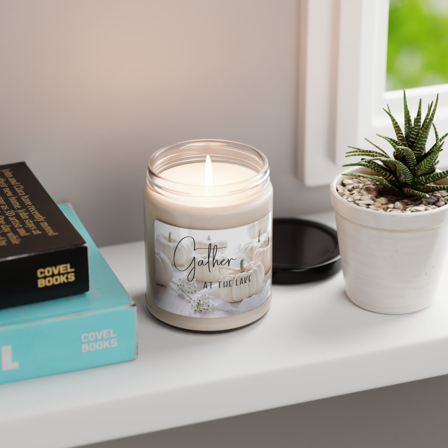 Gather at the Lake Scented Candle, 9oz, the perfect complement to autumn