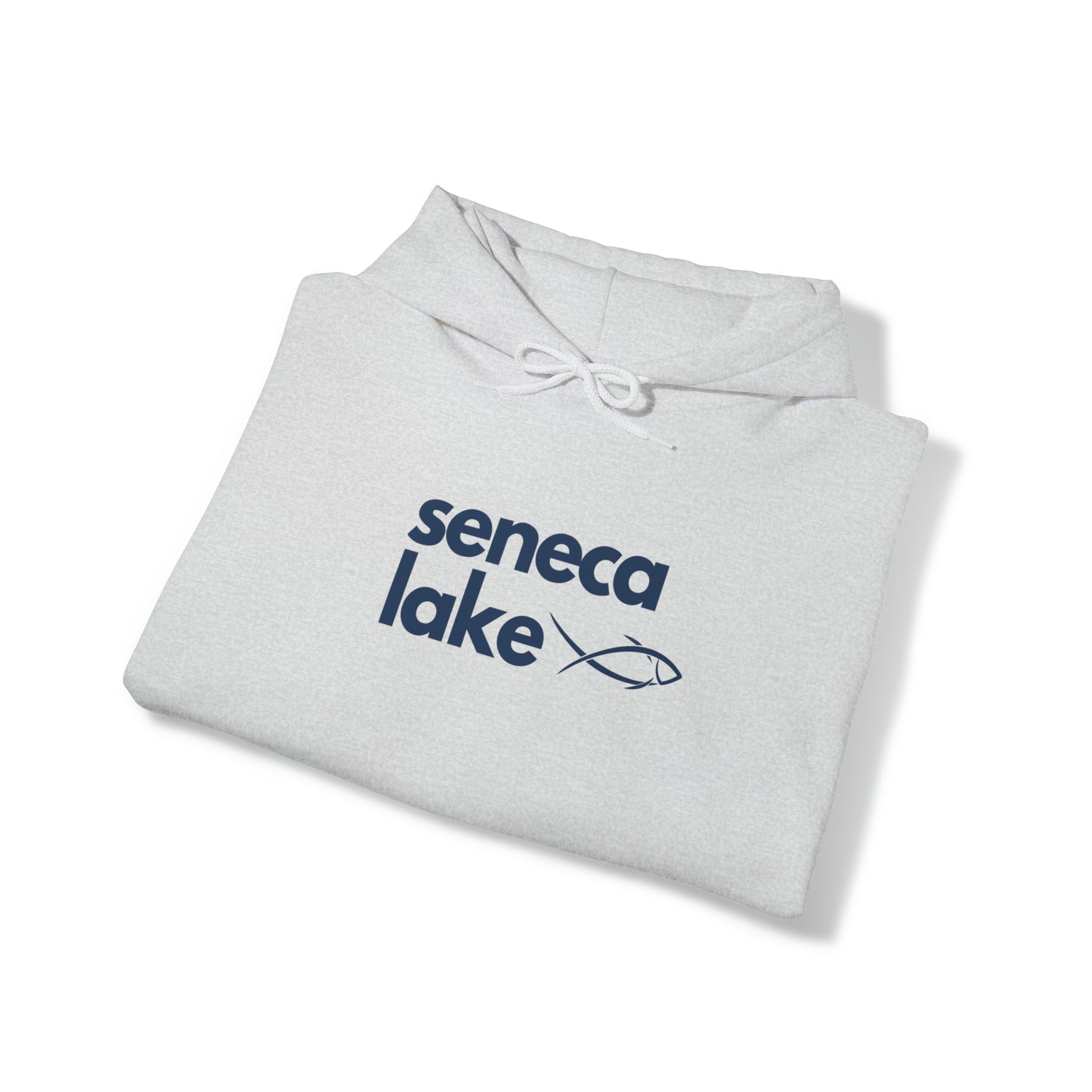 Seneca Lake Simple Fish Unisex Hoodie