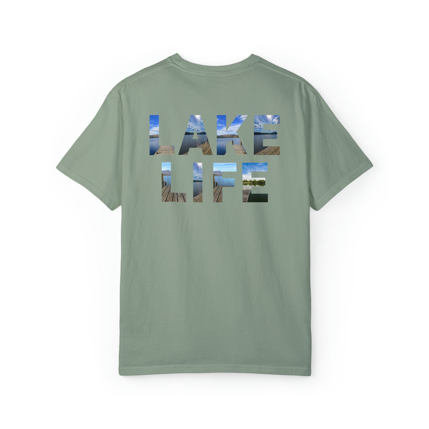 Life is Better at the Lake Unisex Garment-Dyed T-shirt