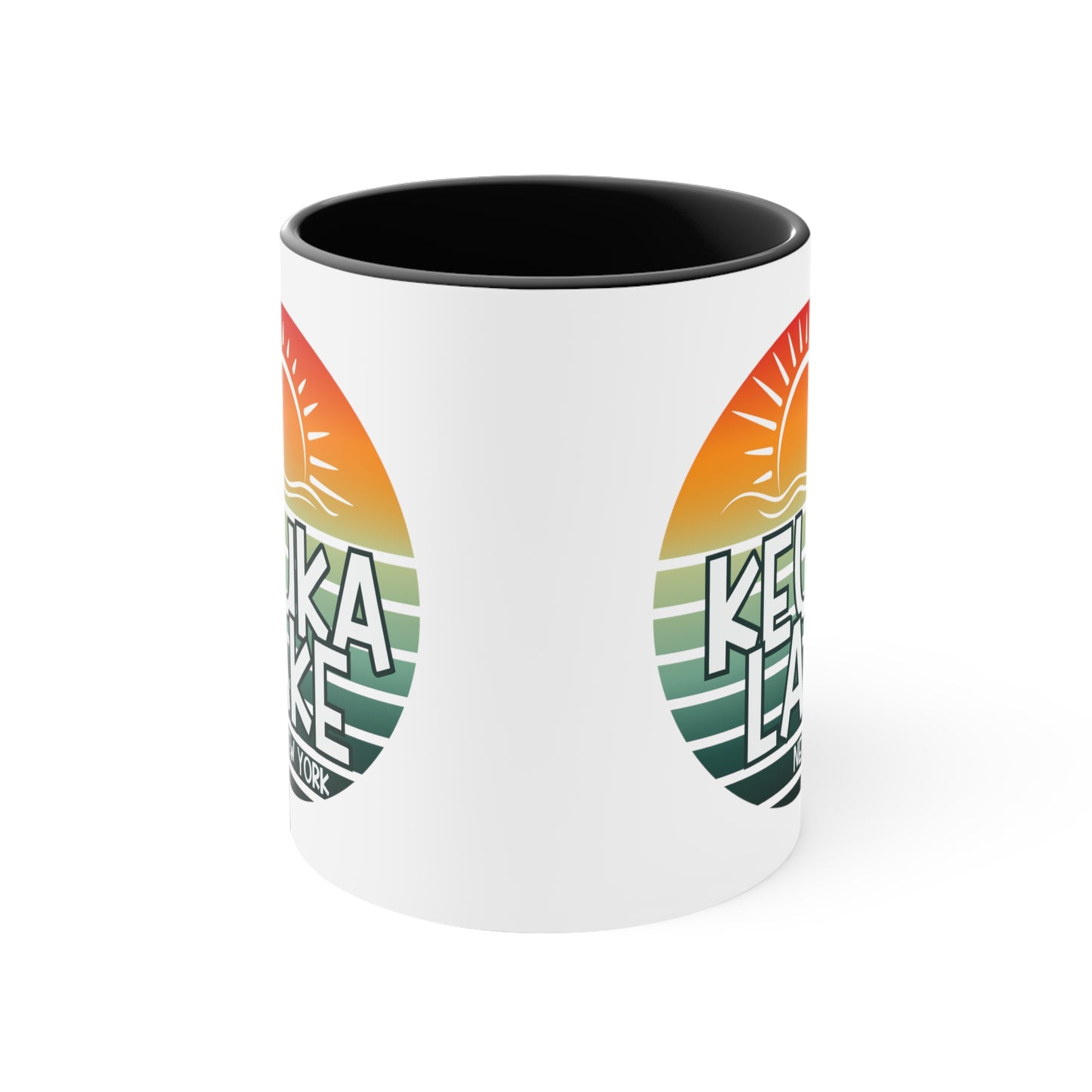 Keuka Lake coffee mug, interior accent Coffee Mug, 11oz coffee mug