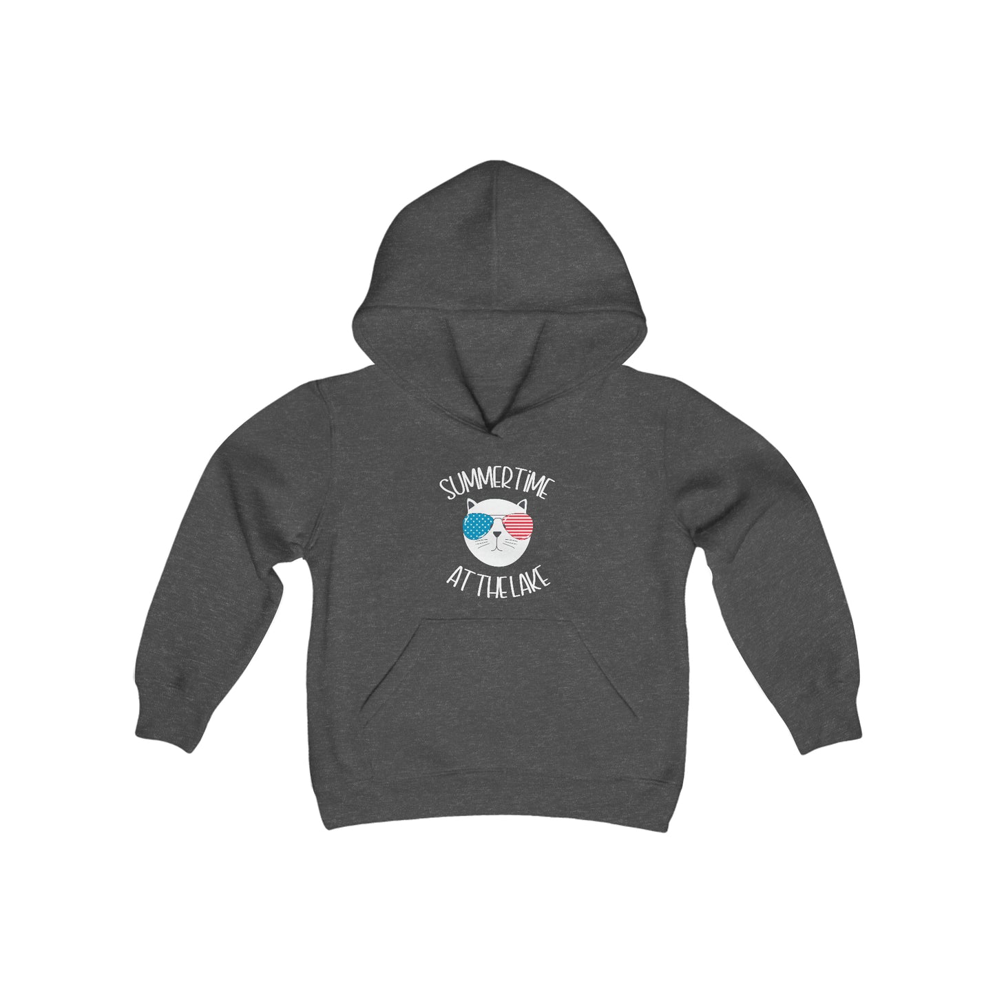 Red, White & Blue Summertime at the Lake Youth Hoodie