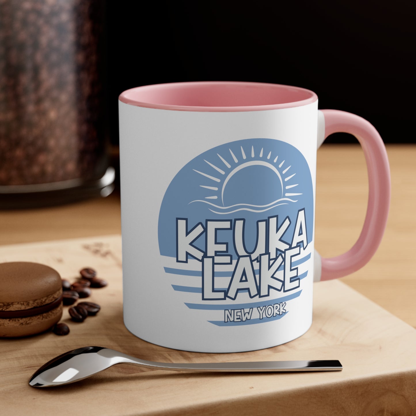 Keuka Lake coffee mug, interior accent Coffee Mug, 11oz coffee mug