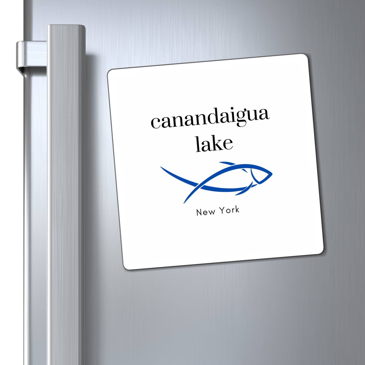 Canandaigua Lake, NY blue fish magnet