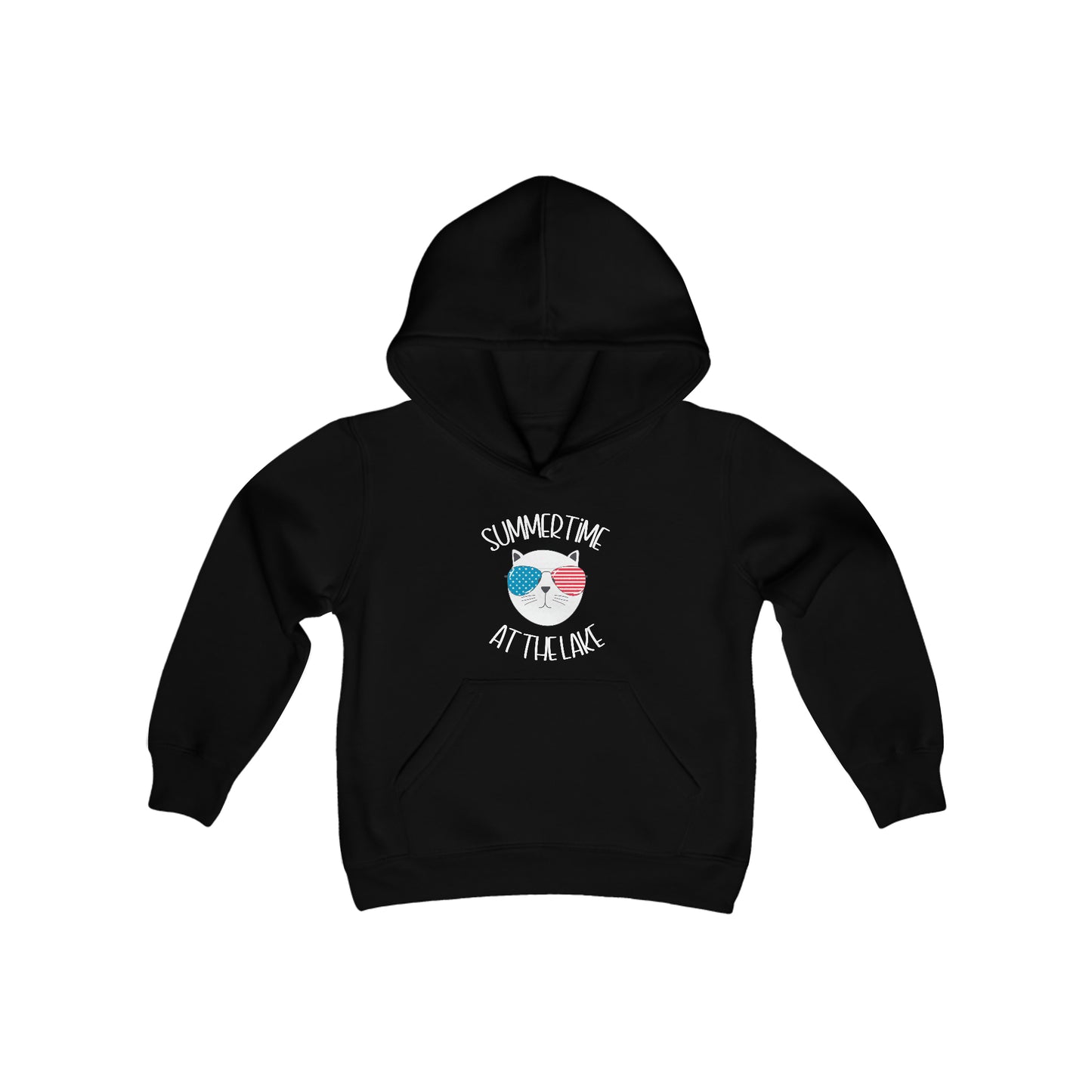 Red, White & Blue Summertime at the Lake Youth Hoodie