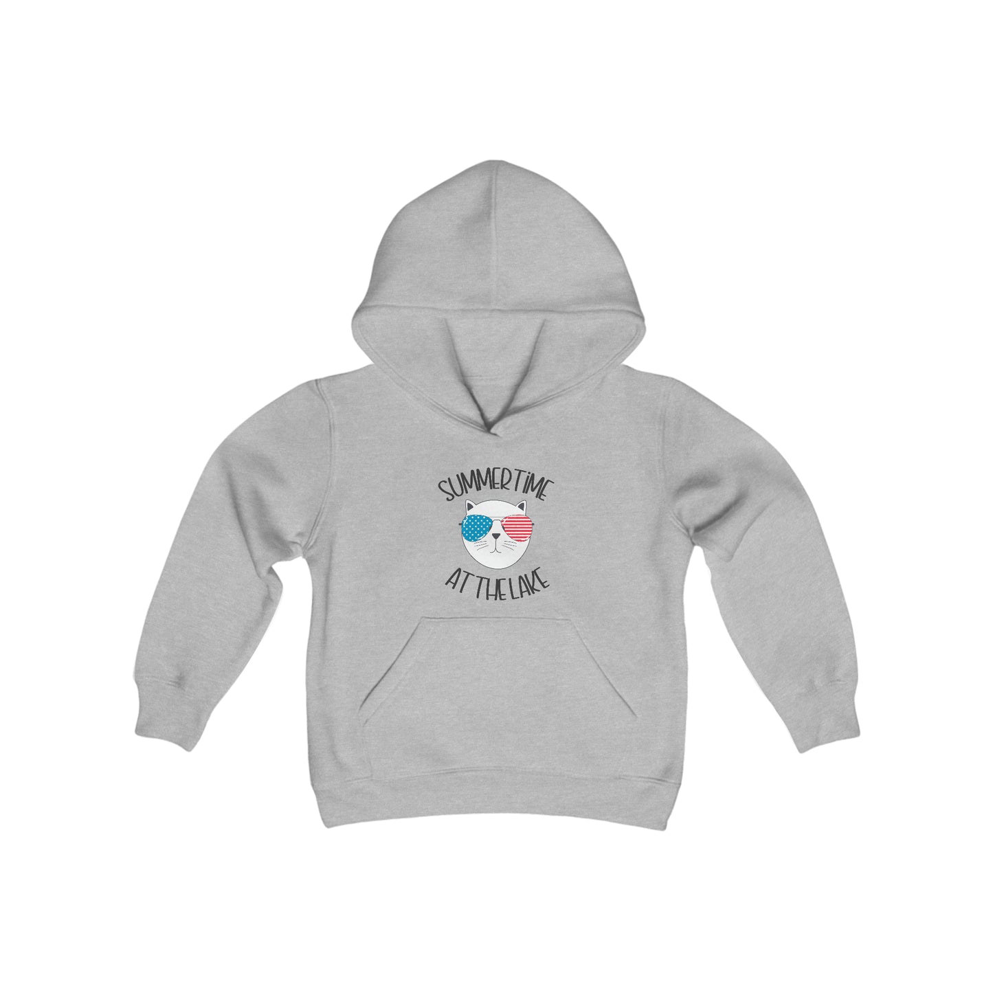 Red, White & Blue Summertime at the Lake Youth Hoodie