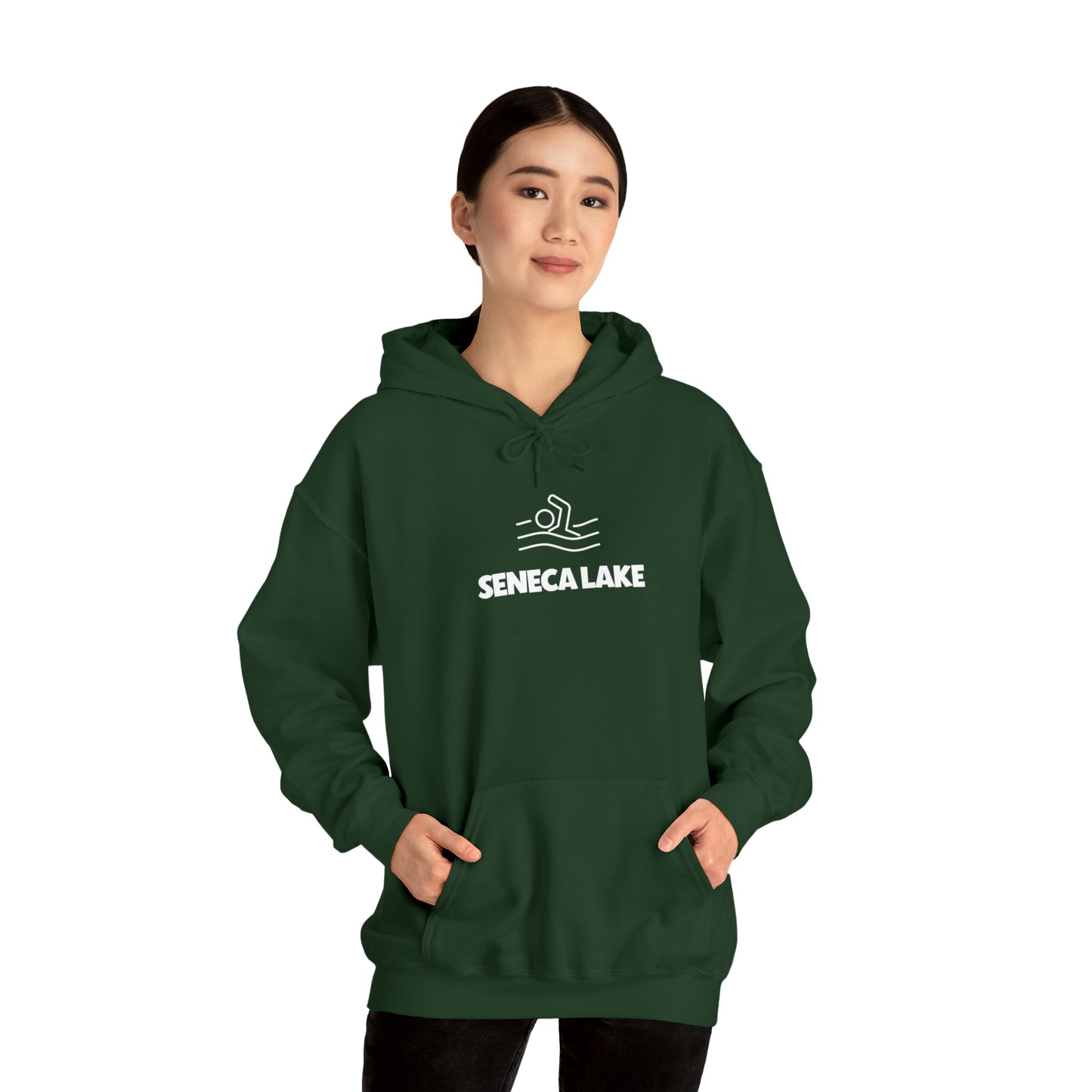 Seneca Lake Swimmer Unisex Hoodie