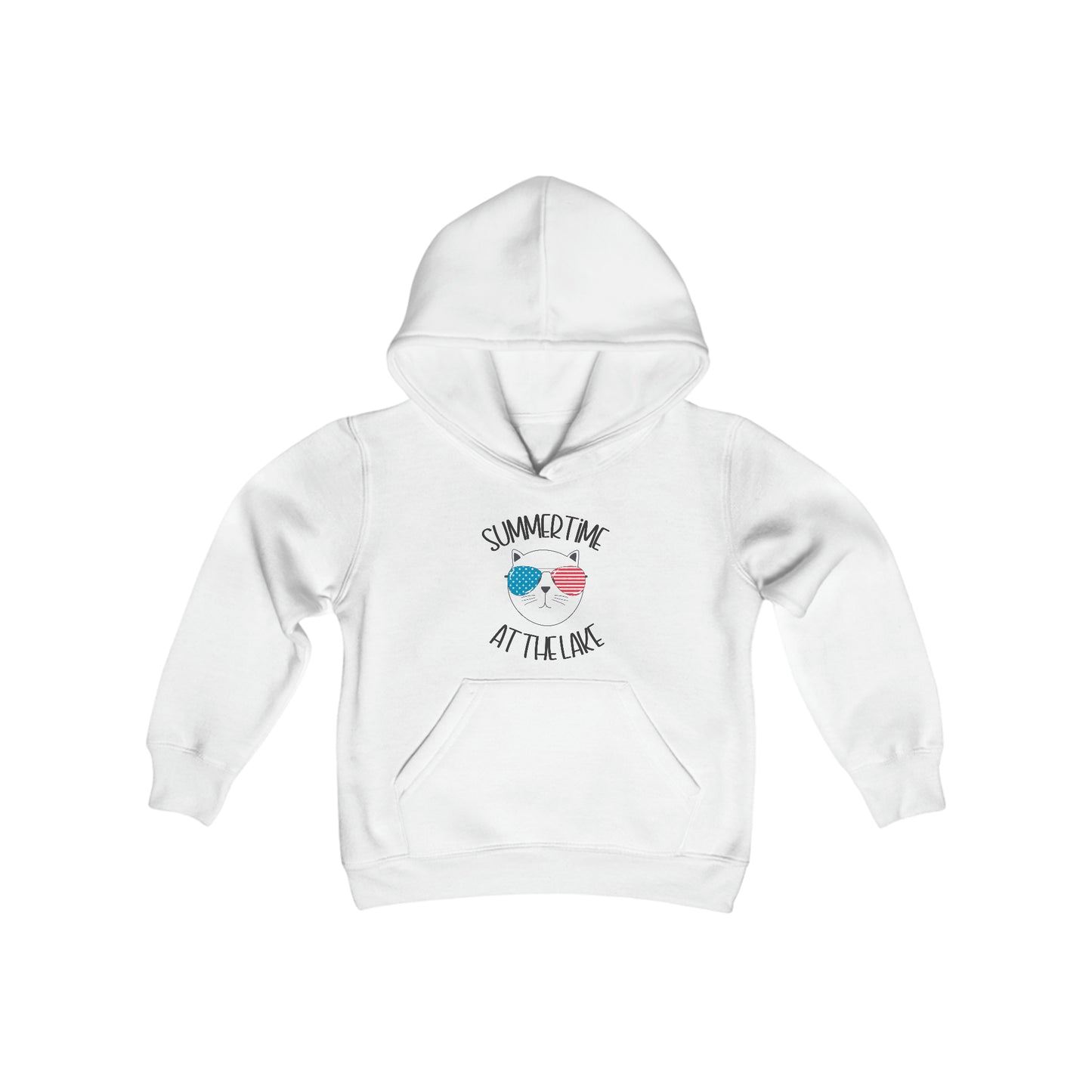 Red, White & Blue Summertime at the Lake Youth Hoodie