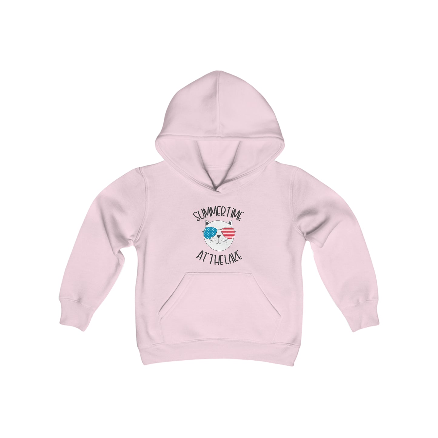 Red, White & Blue Summertime at the Lake Youth Hoodie