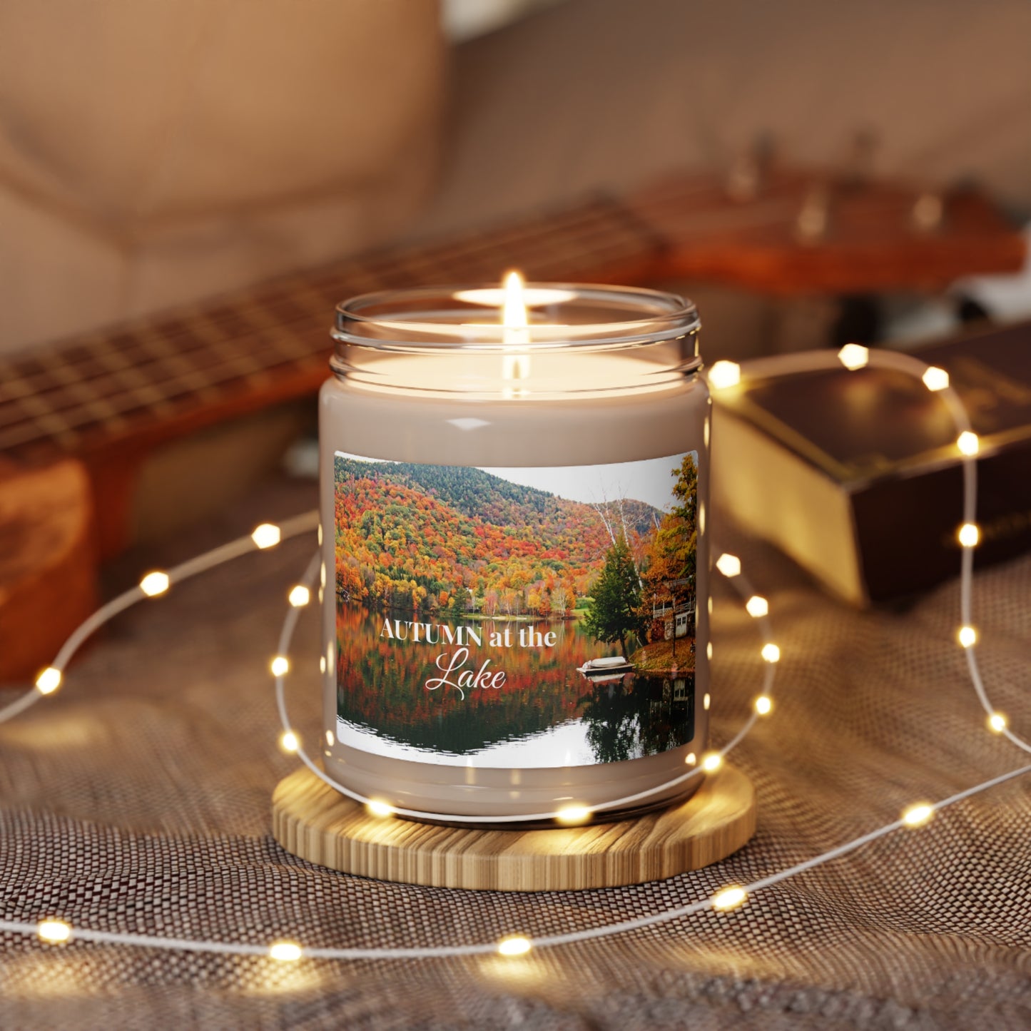 Autumn Colors at the lake Scented Candle, 9oz, the perfect complement to Fall