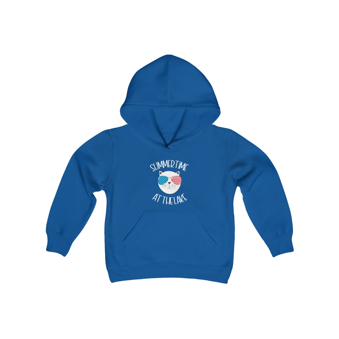 Red, White & Blue Summertime at the Lake Youth Hoodie