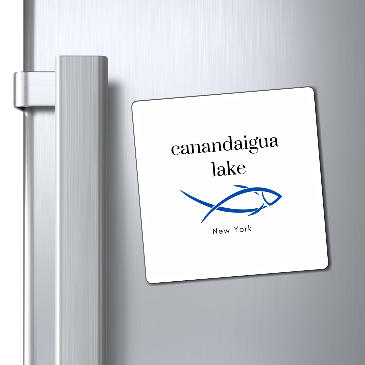 Canandaigua Lake, NY blue fish magnet