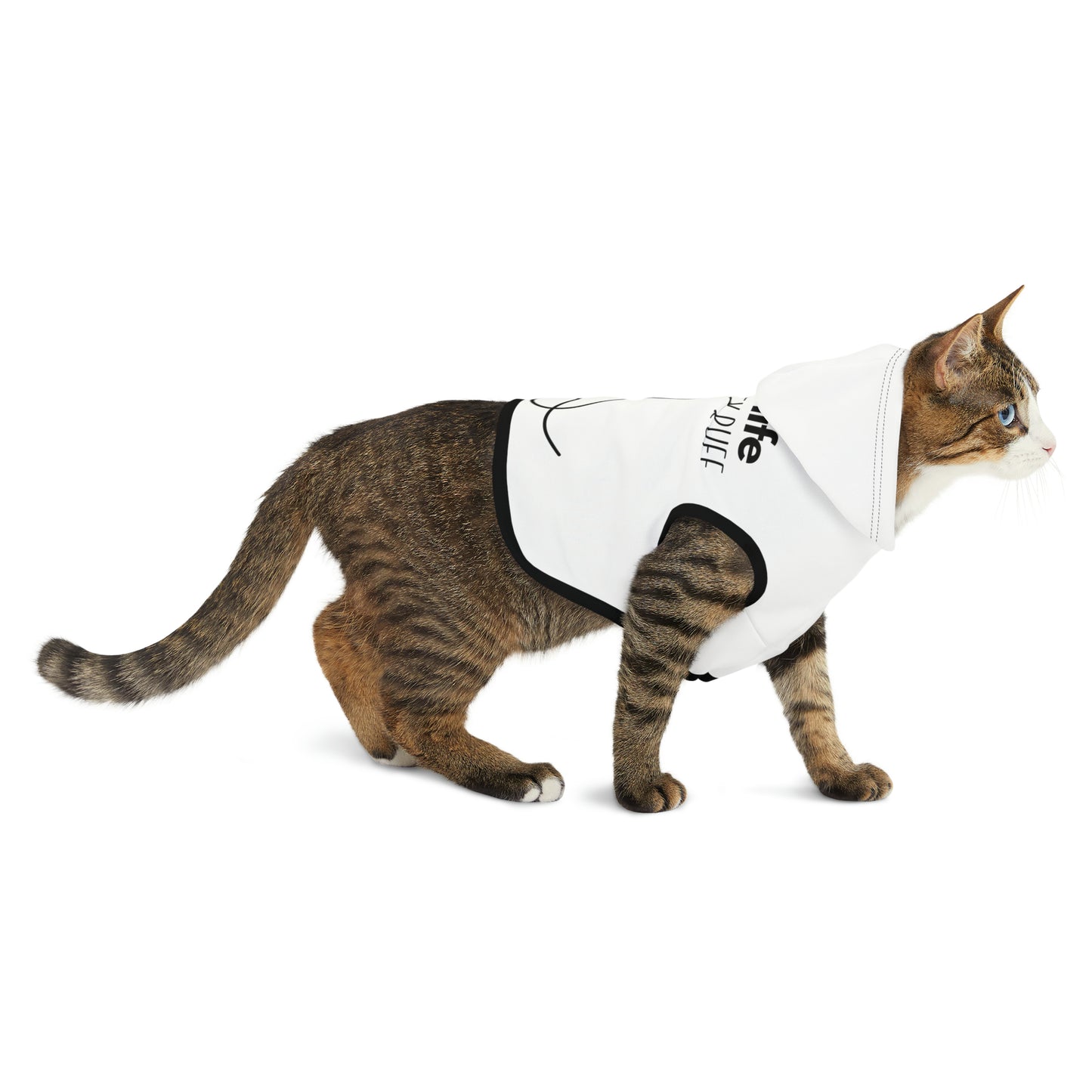 Lake Life is Ruff Pet Hoodie, the most adorable sweatshirt for a cat or dog, multiple size options