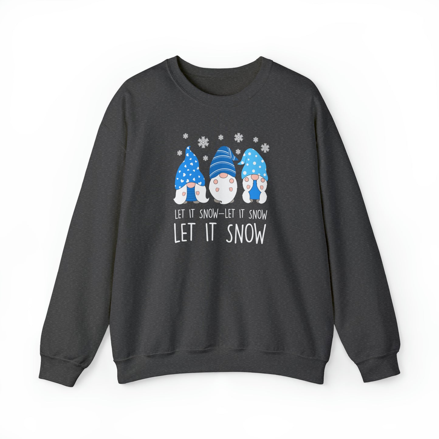 Let it Snow Crewneck Sweatshirt, Holiday Sweatshirt