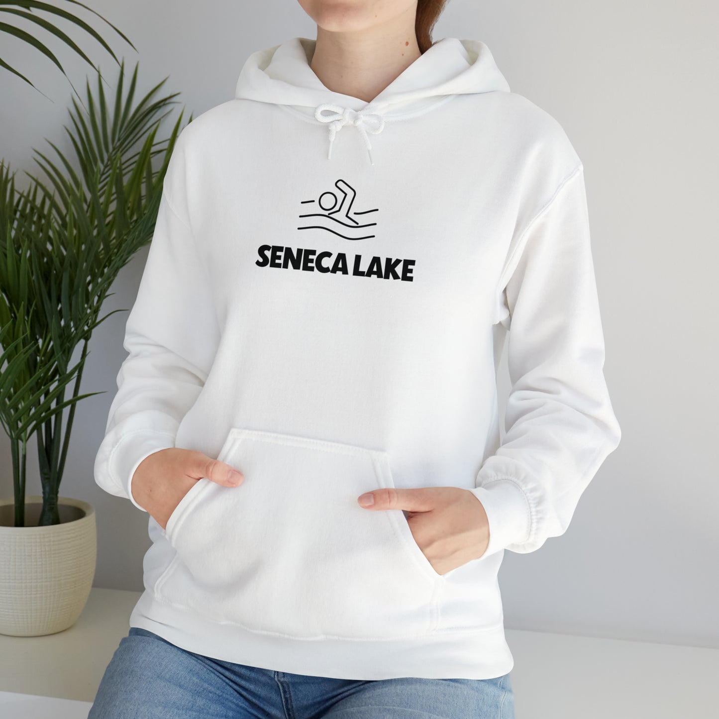 Seneca Lake Swimmer Unisex Hoodie