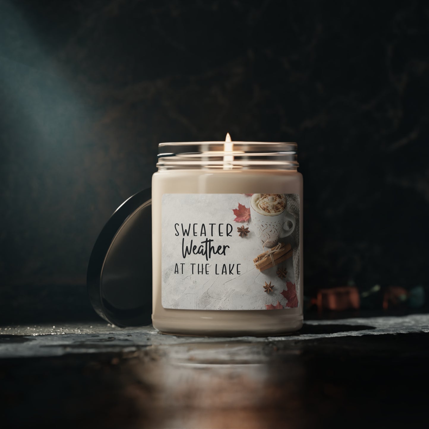 Sweater Weather at the Lake Scented Candle, 9oz, a perfect autumn complement!