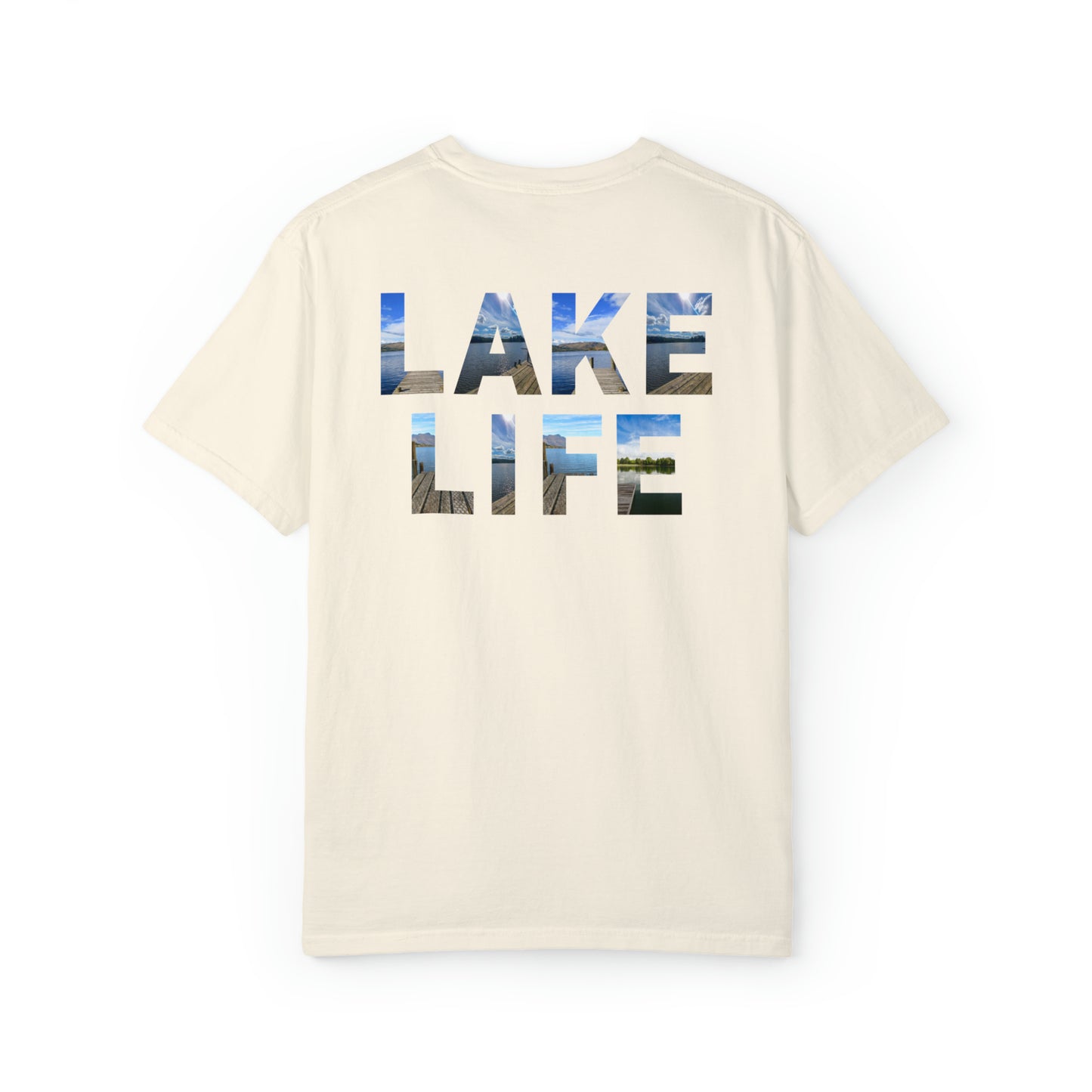 Life is Better at the Lake Unisex Garment-Dyed T-shirt