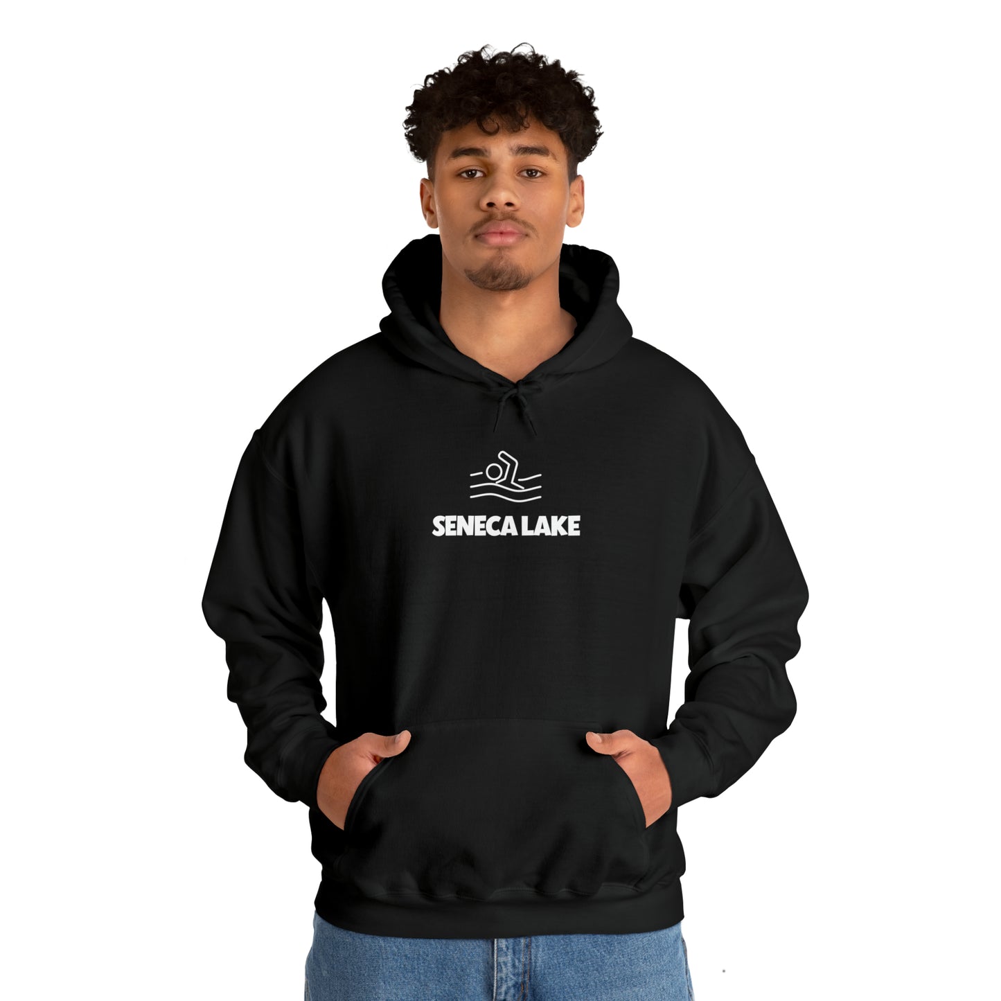 Seneca Lake Swimmer Unisex Hoodie