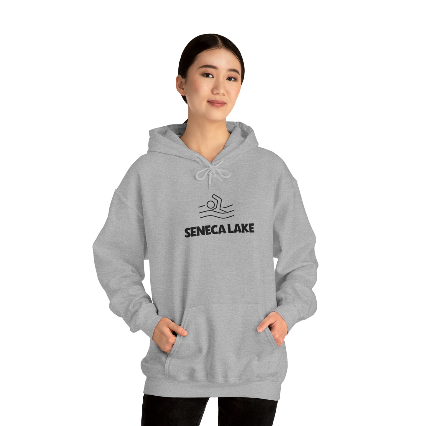 Seneca Lake Swimmer Unisex Hoodie