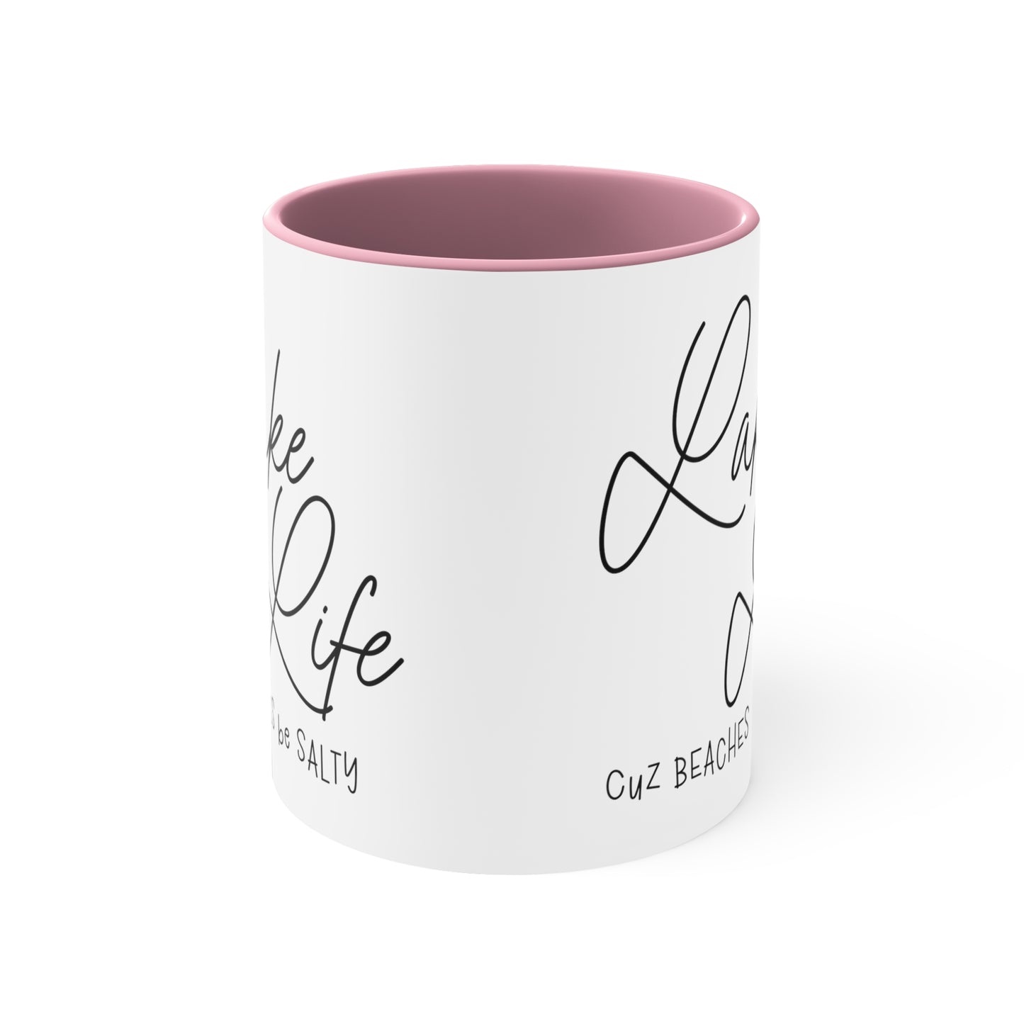 Lake Life coffee mug, interior accent Coffee Mug, 11oz coffee mug