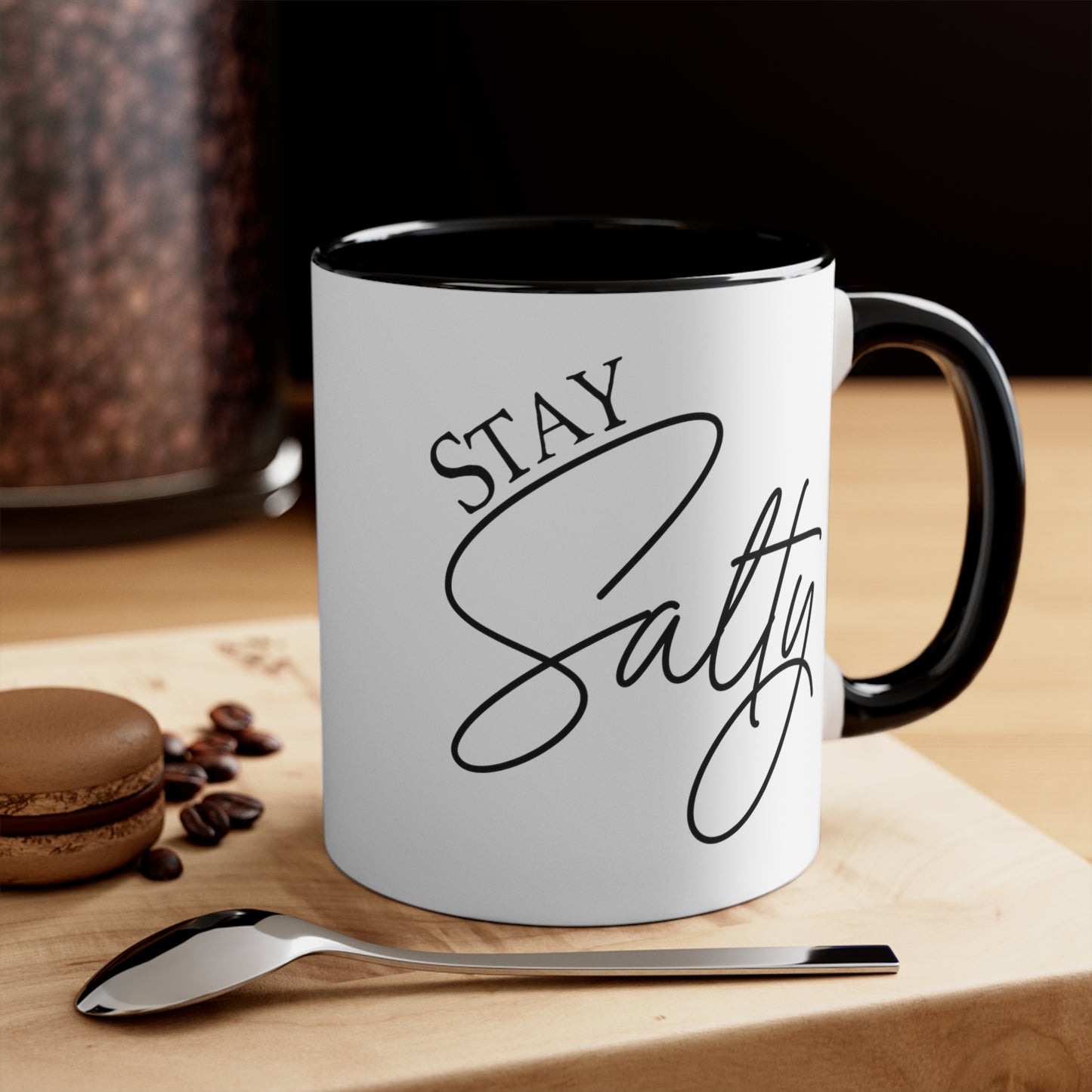 Stay Salty Beach coffee mug, Interior accent Coffee Mug, 11oz coffee mug