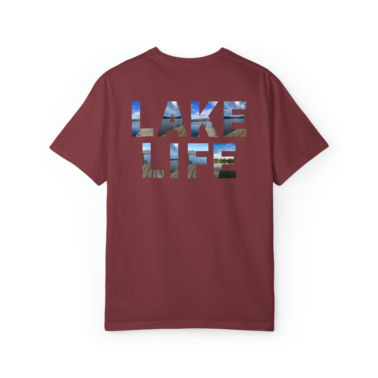 Life is Better at the Lake Unisex Garment-Dyed T-shirt