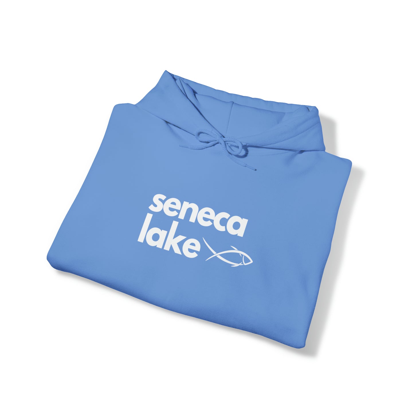 Seneca Lake Simple Fish Unisex Hoodie