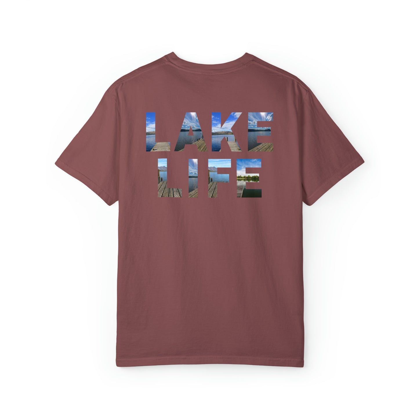 Life is Better at the Lake Unisex Garment-Dyed T-shirt