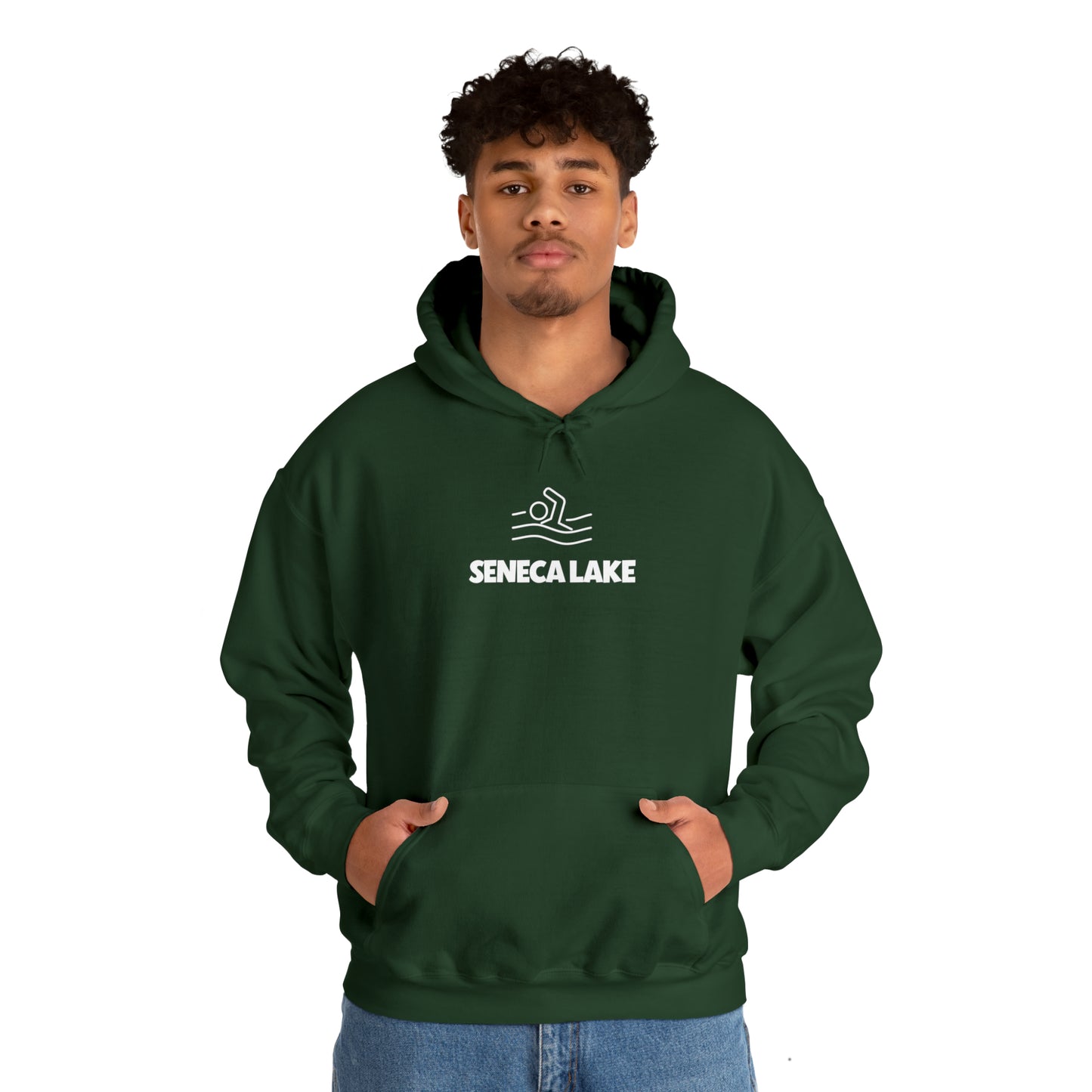 Seneca Lake Swimmer Unisex Hoodie