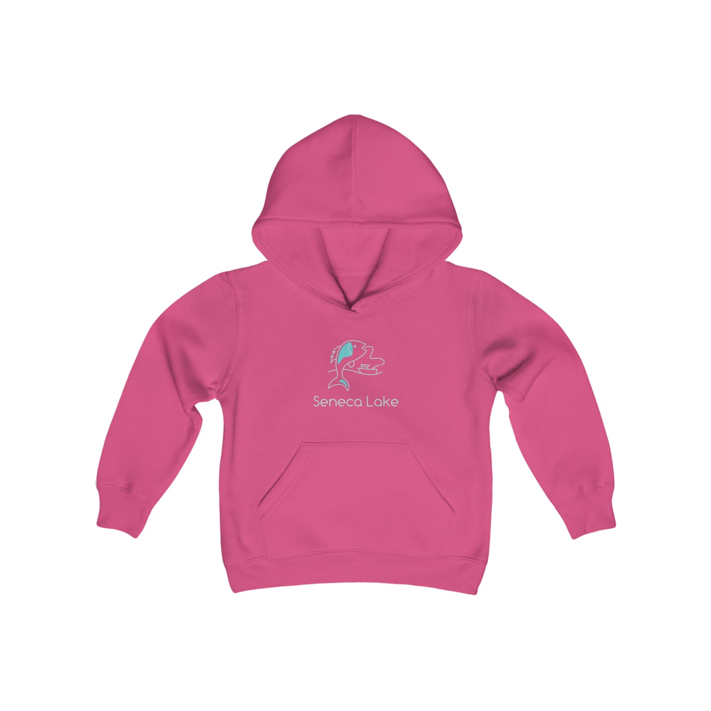 Seneca Lake Fish & Boat Youth Hoodie