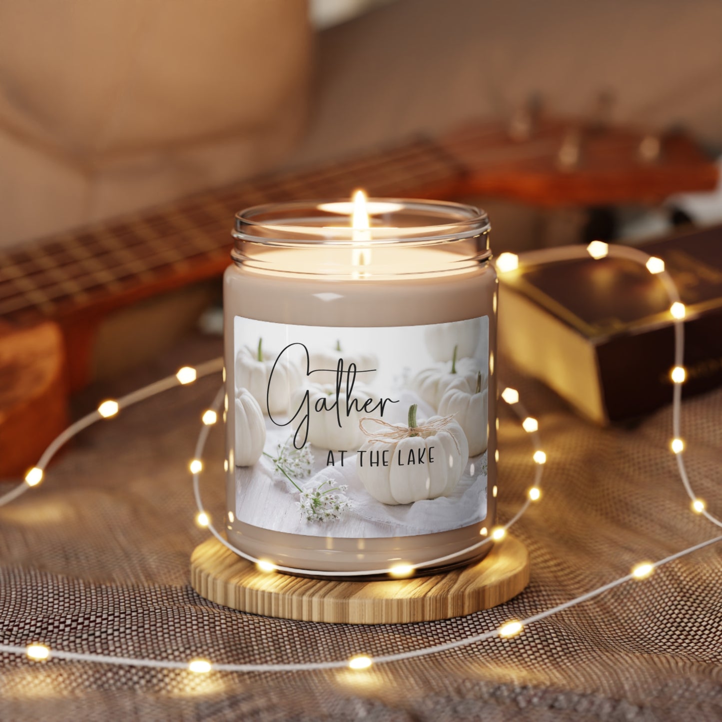 Gather at the Lake Scented Candle, 9oz, the perfect complement to autumn