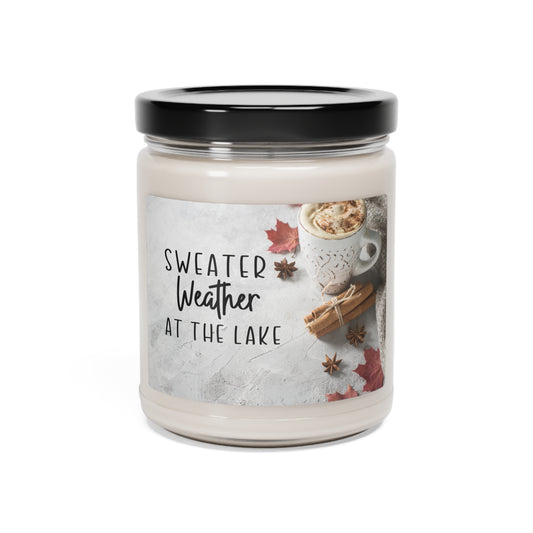 Sweater Weather at the Lake Scented Candle, 9oz, a perfect autumn complement!