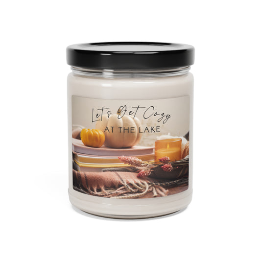 Let's Get Cozy at the Lake Scented Candle, 9oz, the perfect complement to autumn