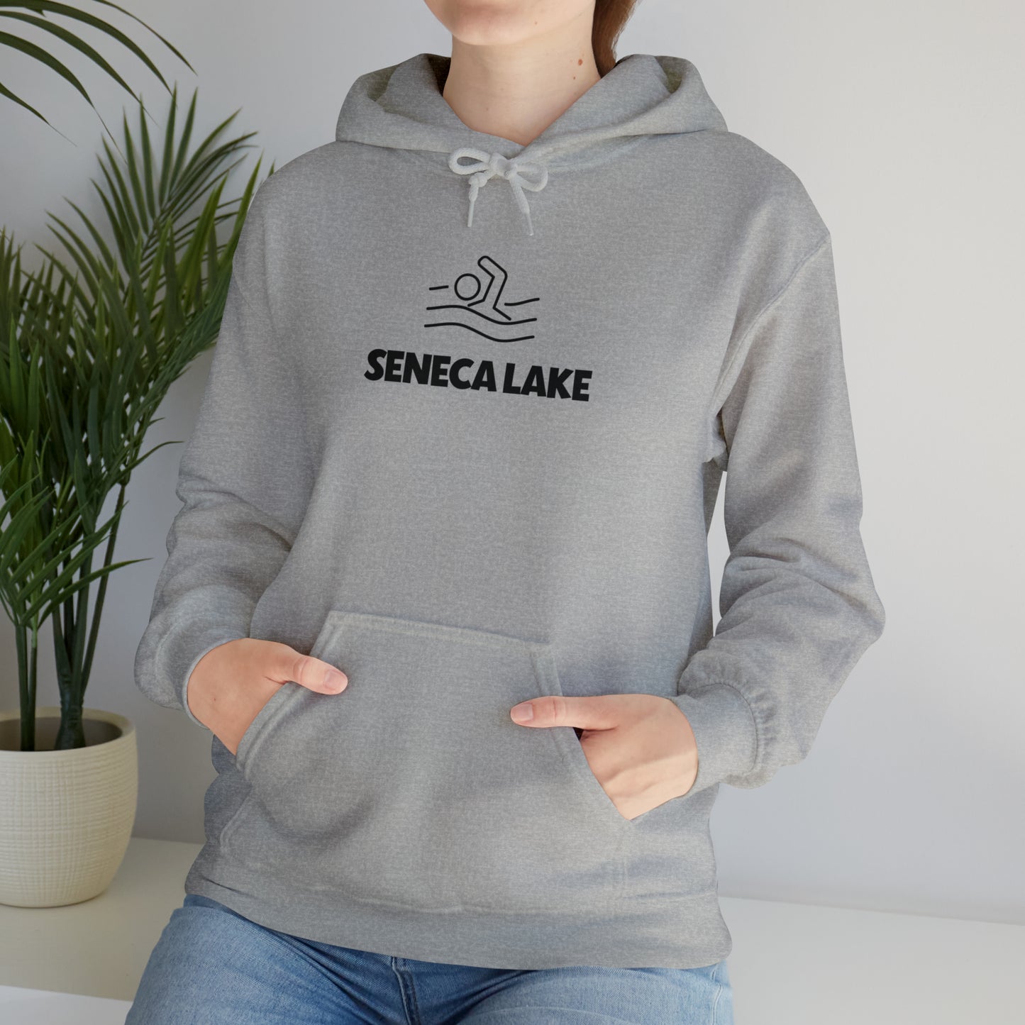 Seneca Lake Swimmer Unisex Hoodie