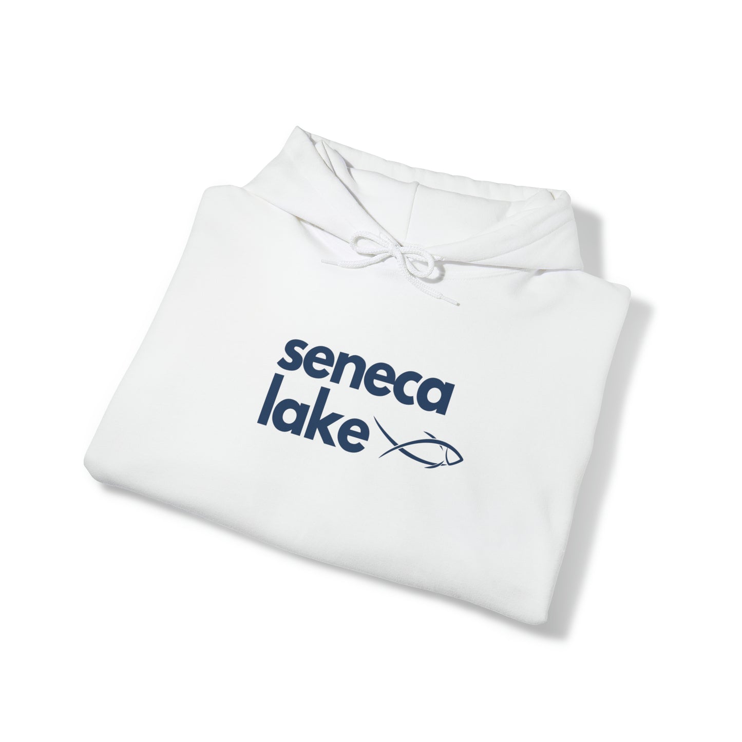 Seneca Lake Simple Fish Unisex Hoodie