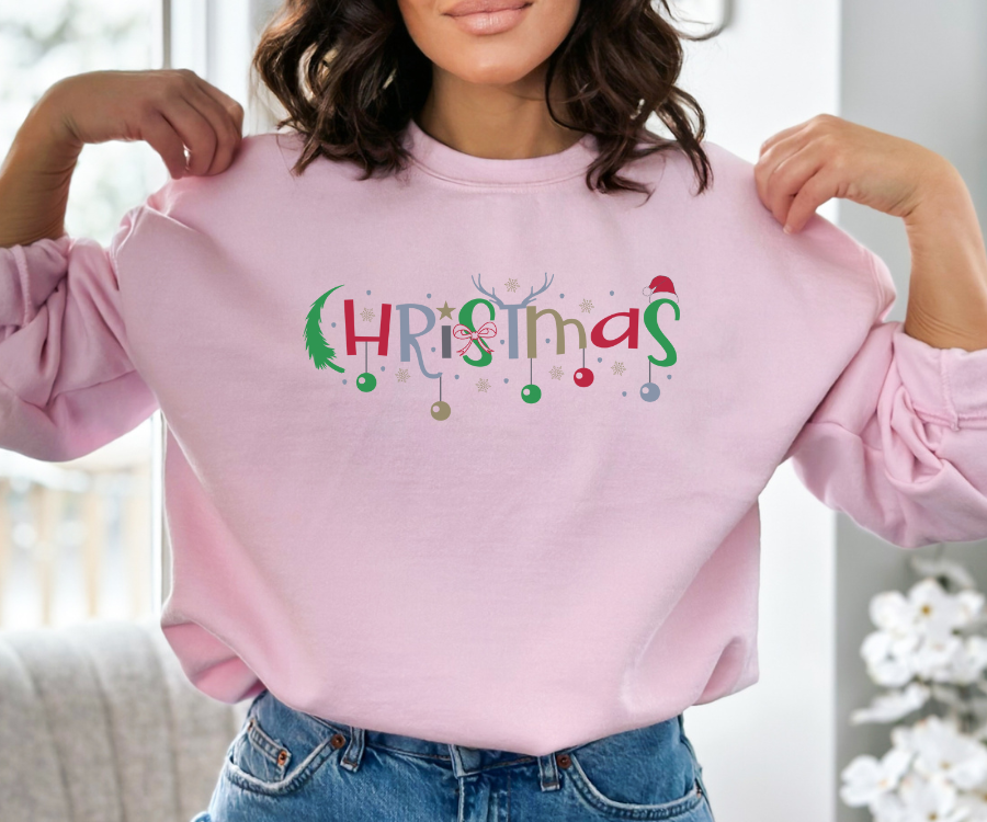 Christmas Crewneck Sweatshirt, Holiday Sweatshirt