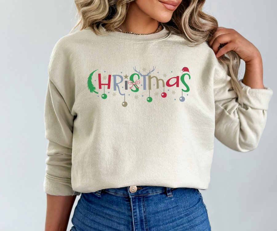 Christmas Crewneck Sweatshirt, Holiday Sweatshirt