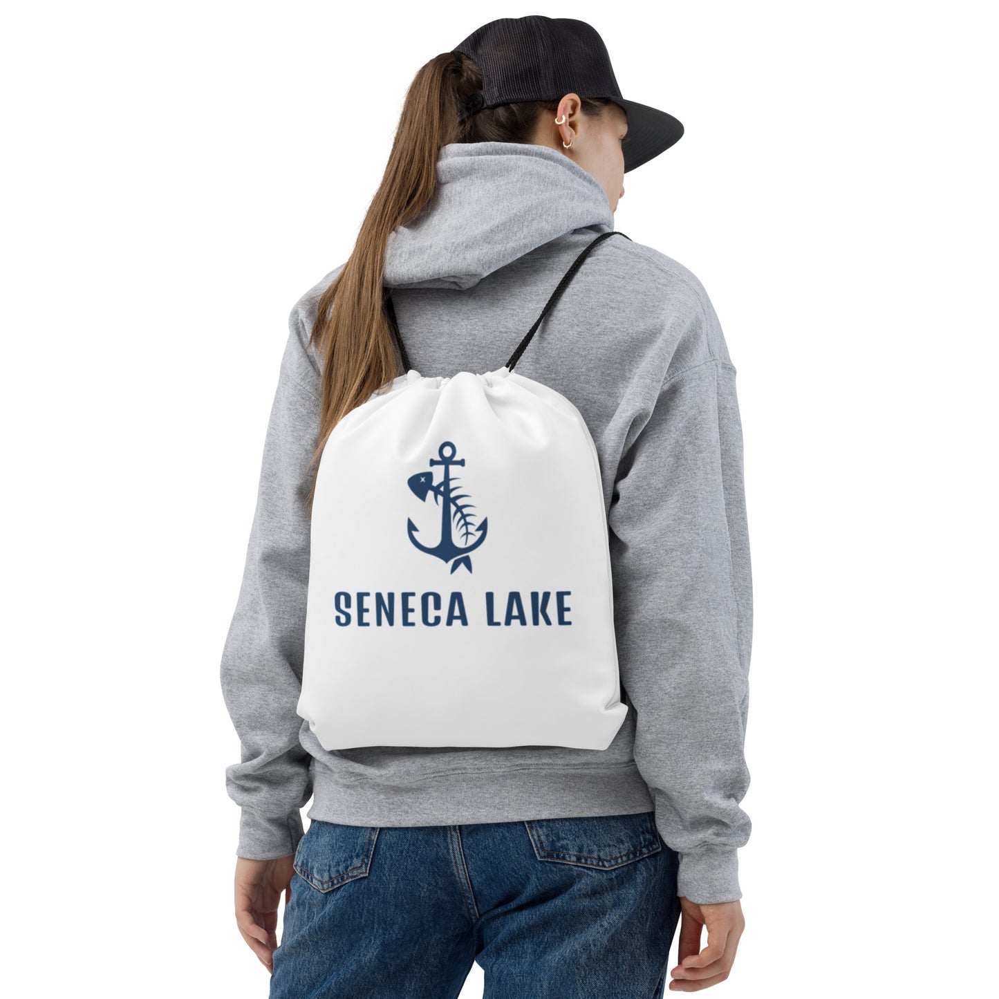 Drawstring bag - Seneca Lake Anchor