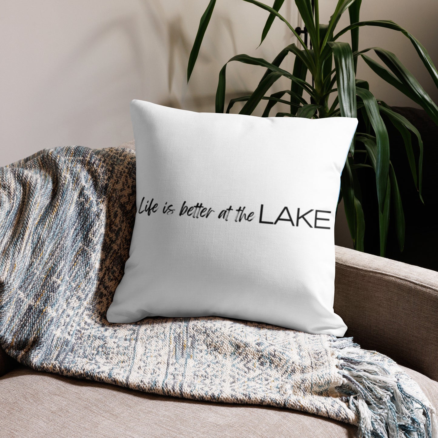 Sailboats on a Sunny Day Premium Pillow