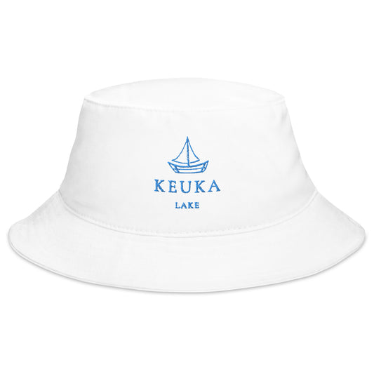 Bucket Hat - Keuka Lake sailboat