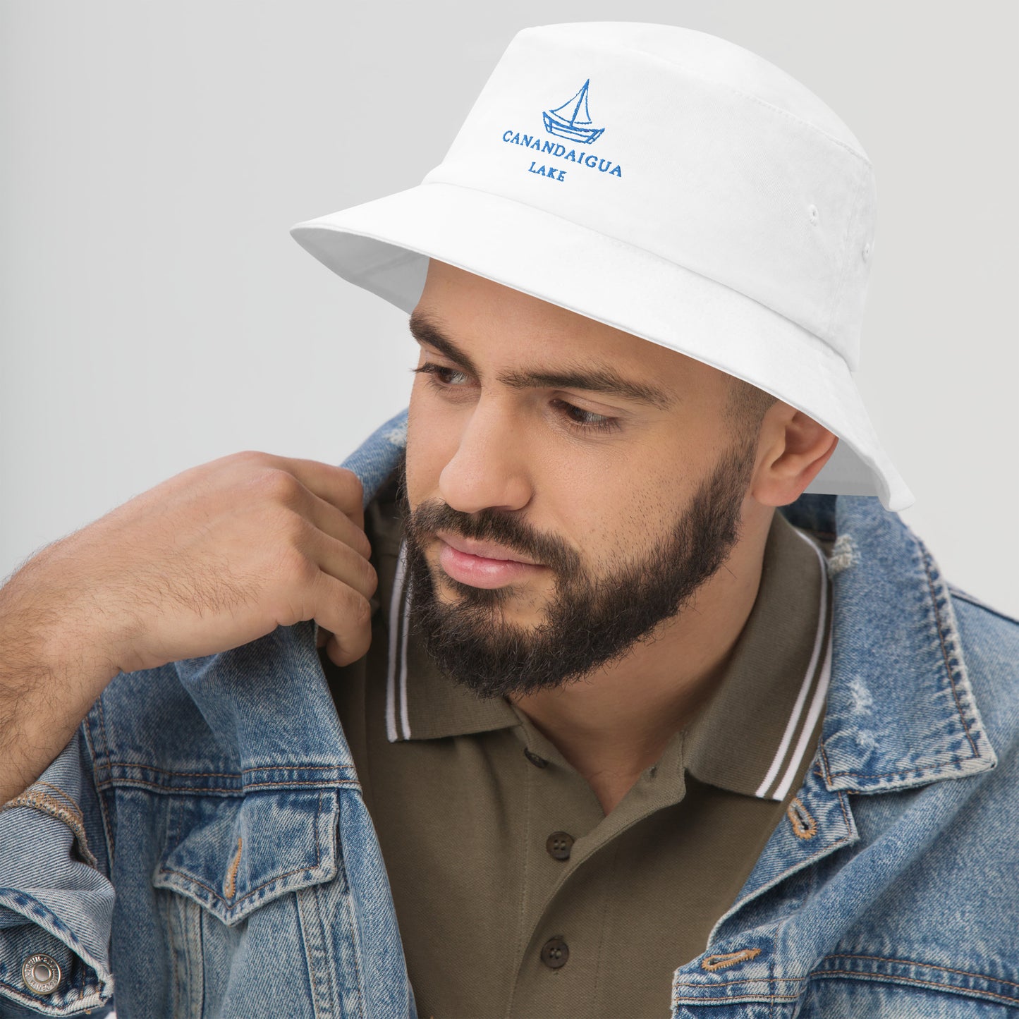 Bucket Hat - Canandaigua Lake sailboat