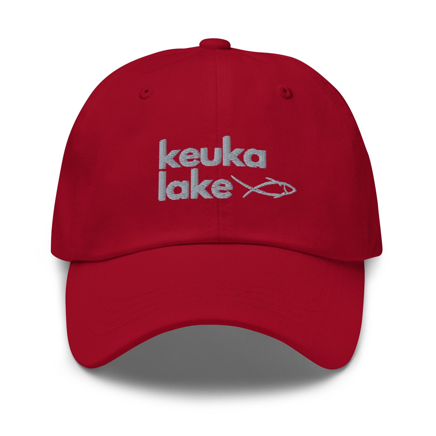 Dad hat - Keuka Lake simple fish