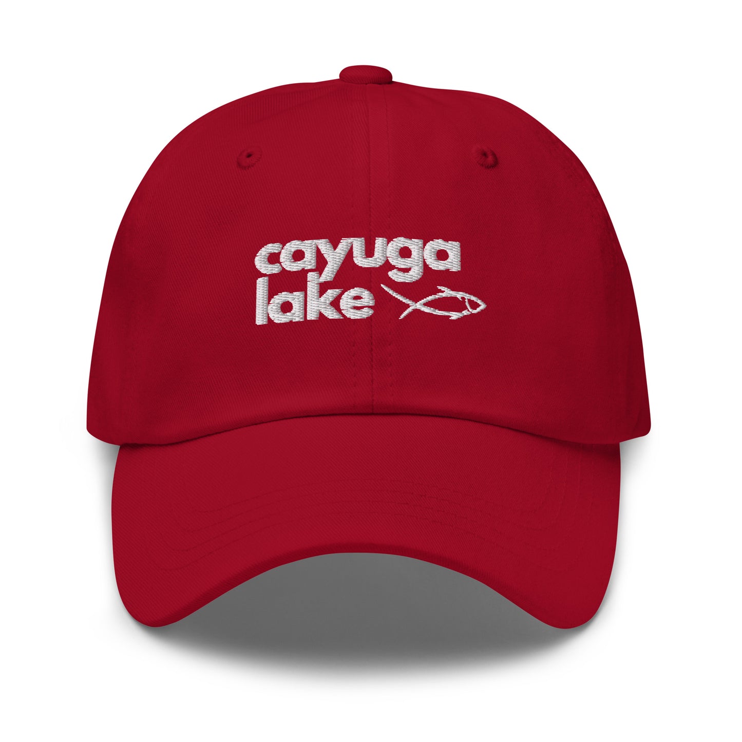 Dad hat - Cayuga Lake simple fish