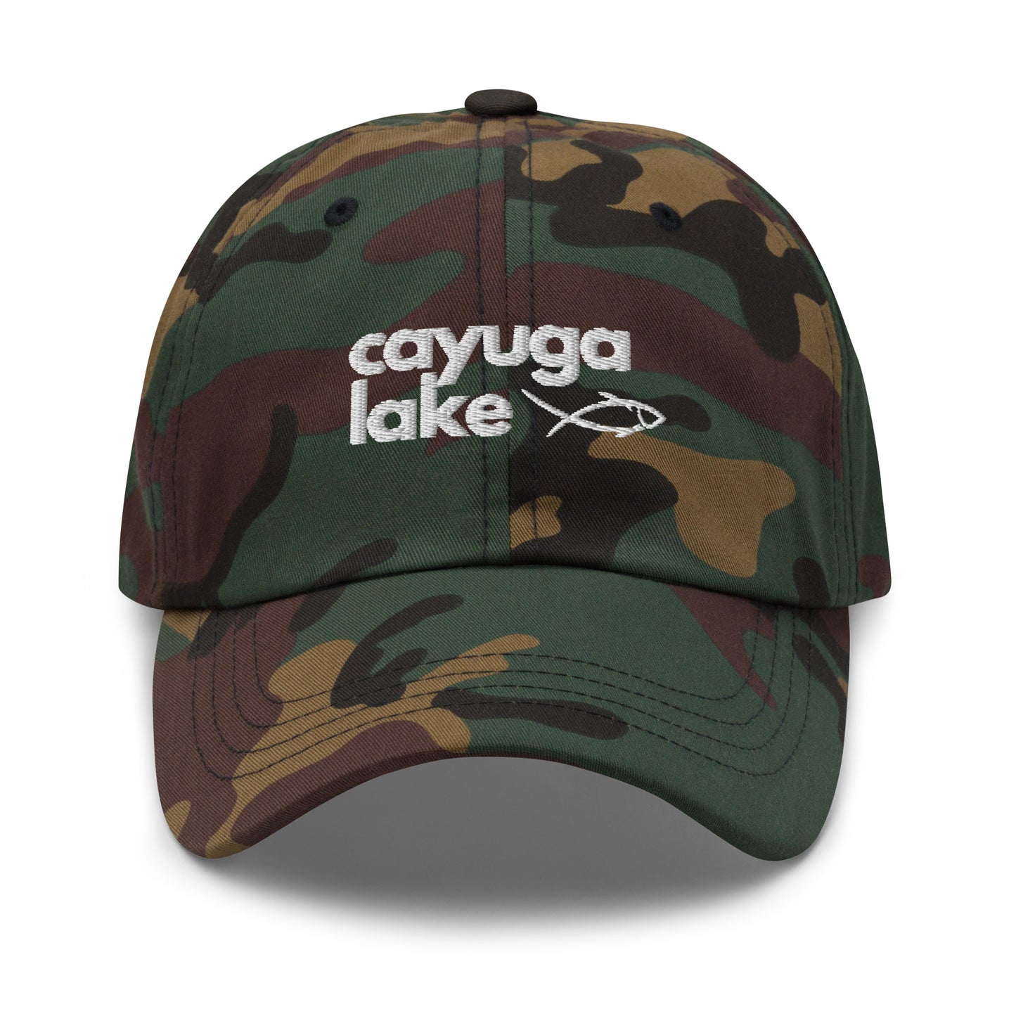 Dad hat - Cayuga Lake simple fish