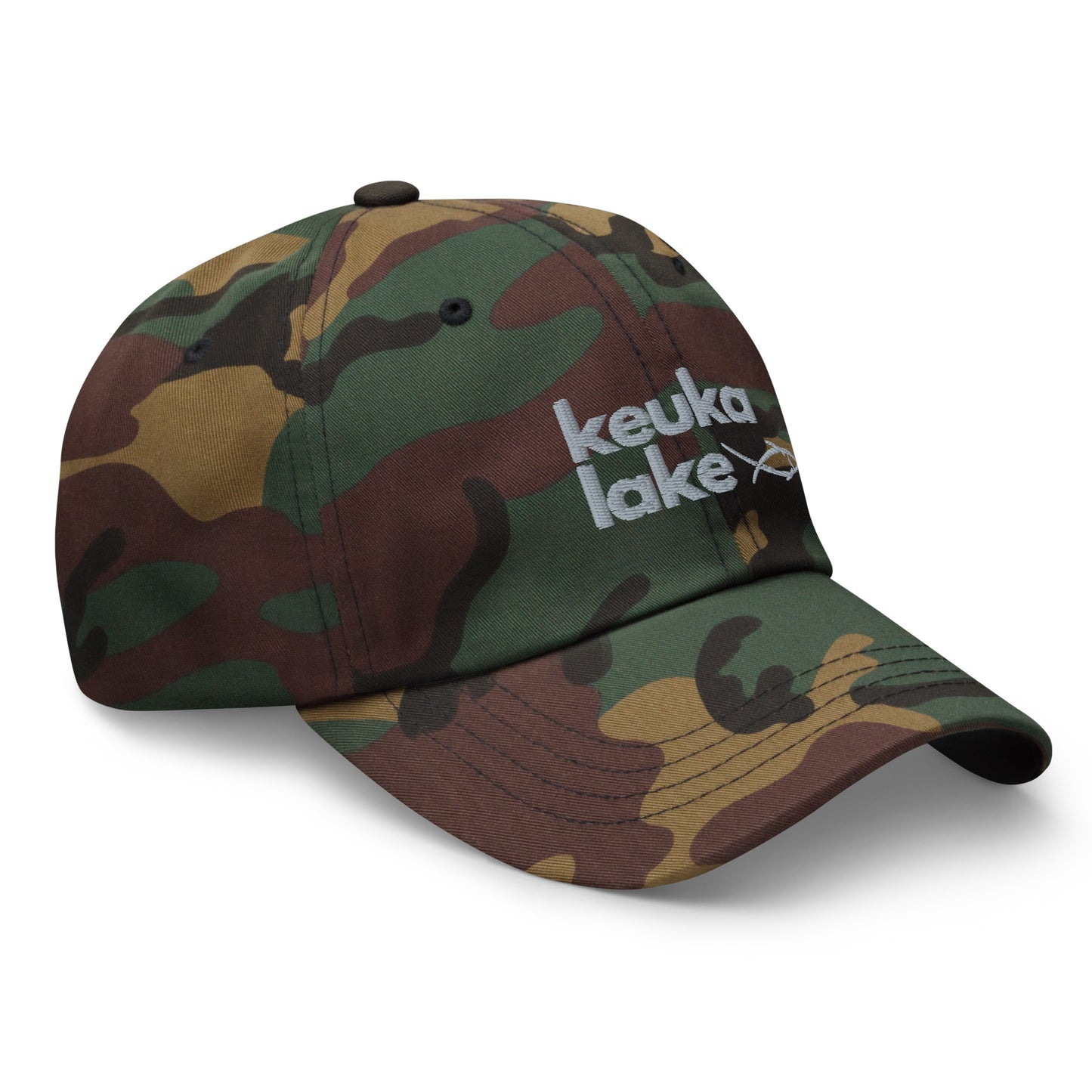 Dad hat - Keuka Lake simple fish