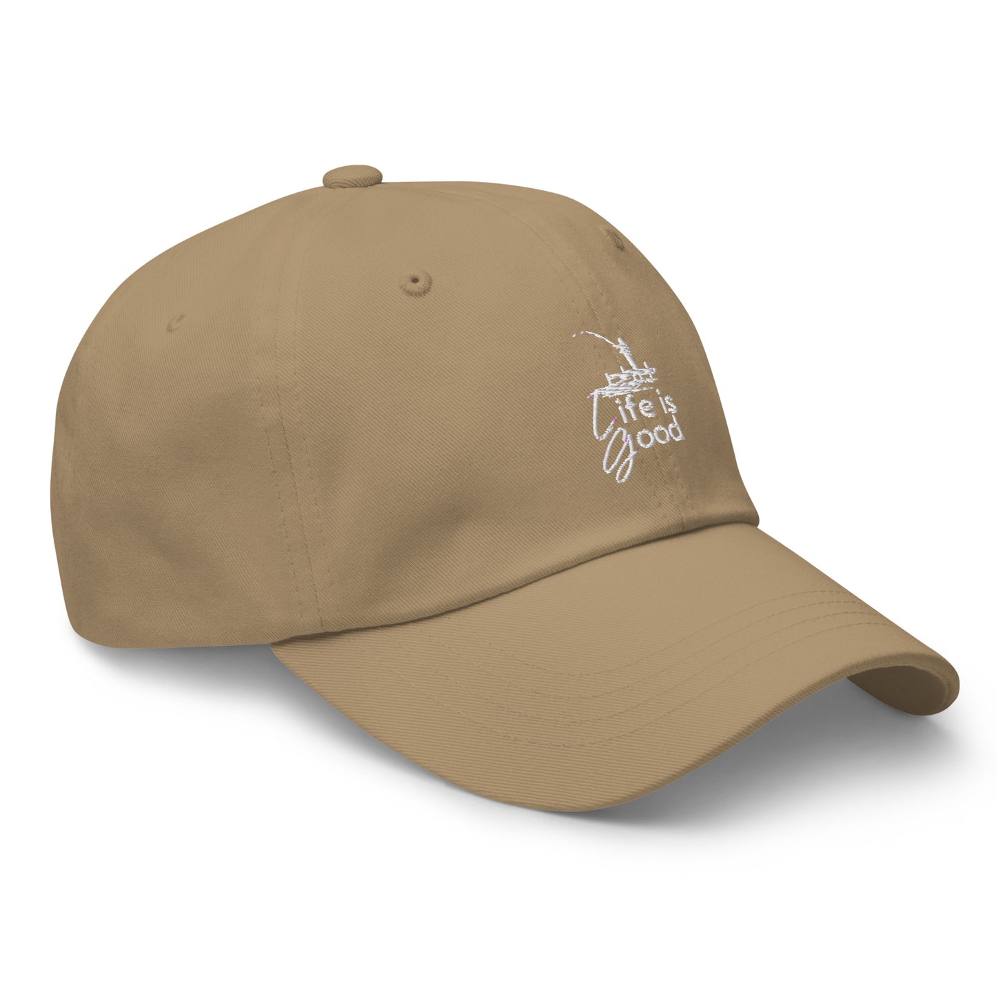 Dad hat - Life is Good Fisherman on a Dock