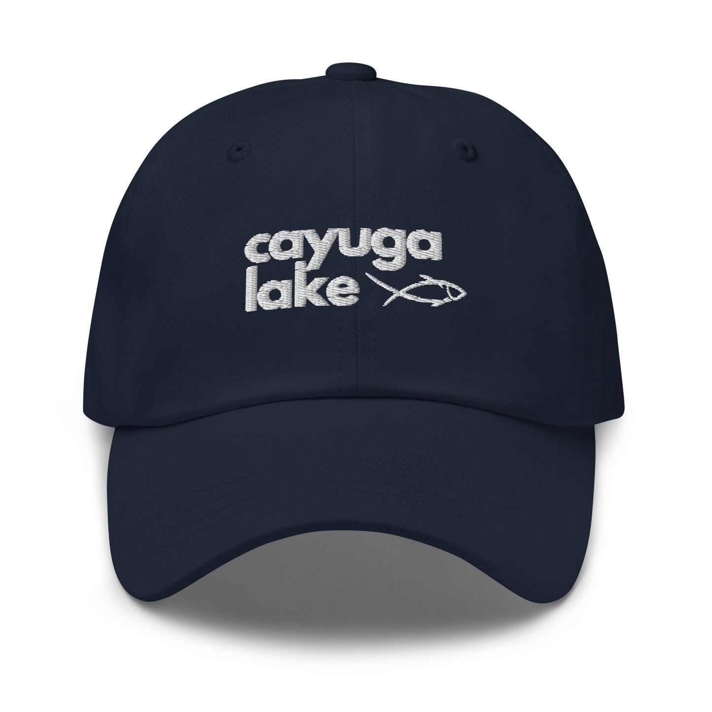 Dad hat - Cayuga Lake simple fish