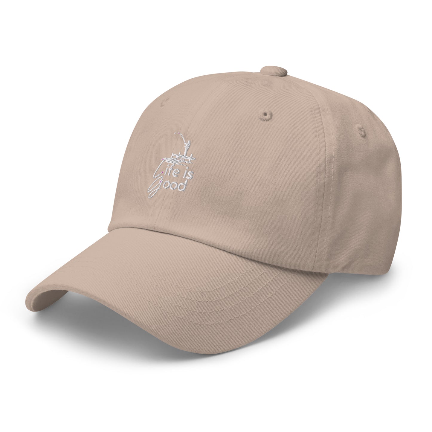 Dad hat - Life is Good Fisherman on a Dock