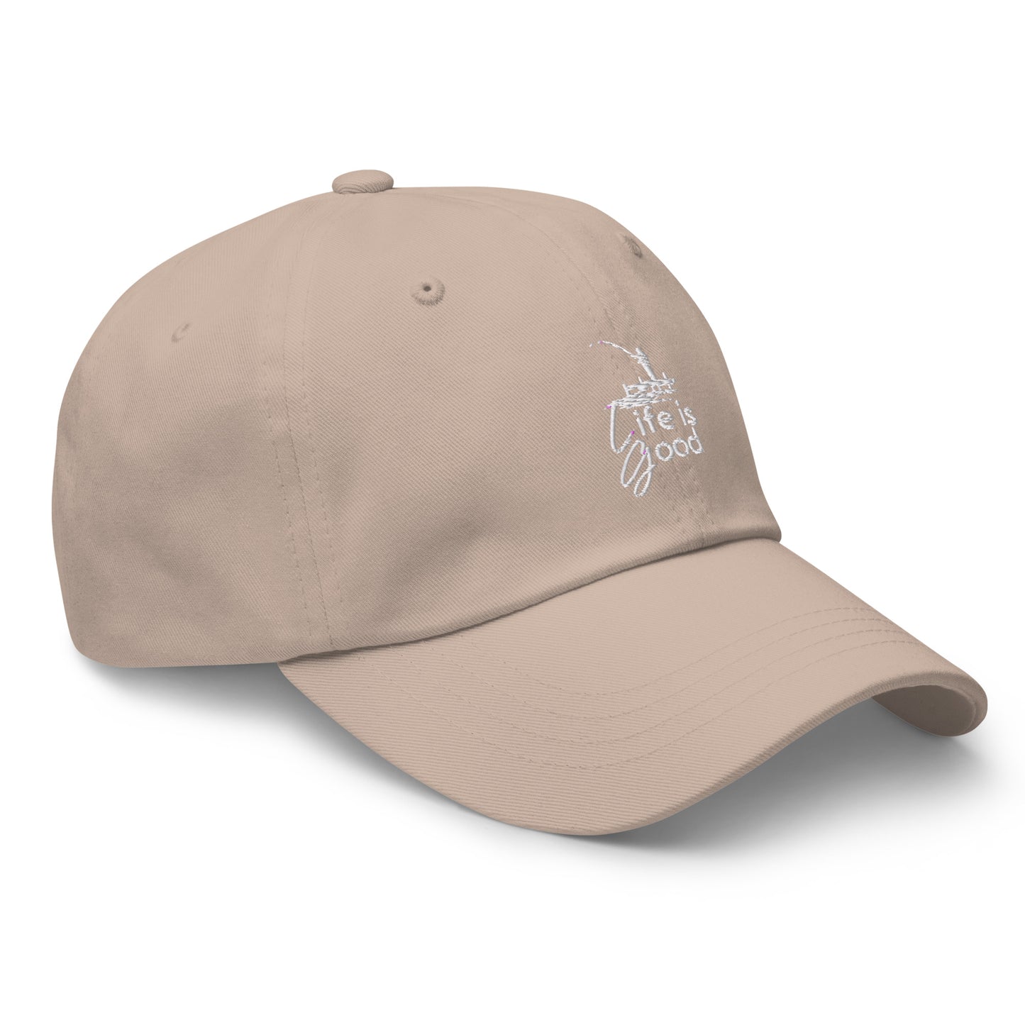 Dad hat - Life is Good Fisherman on a Dock