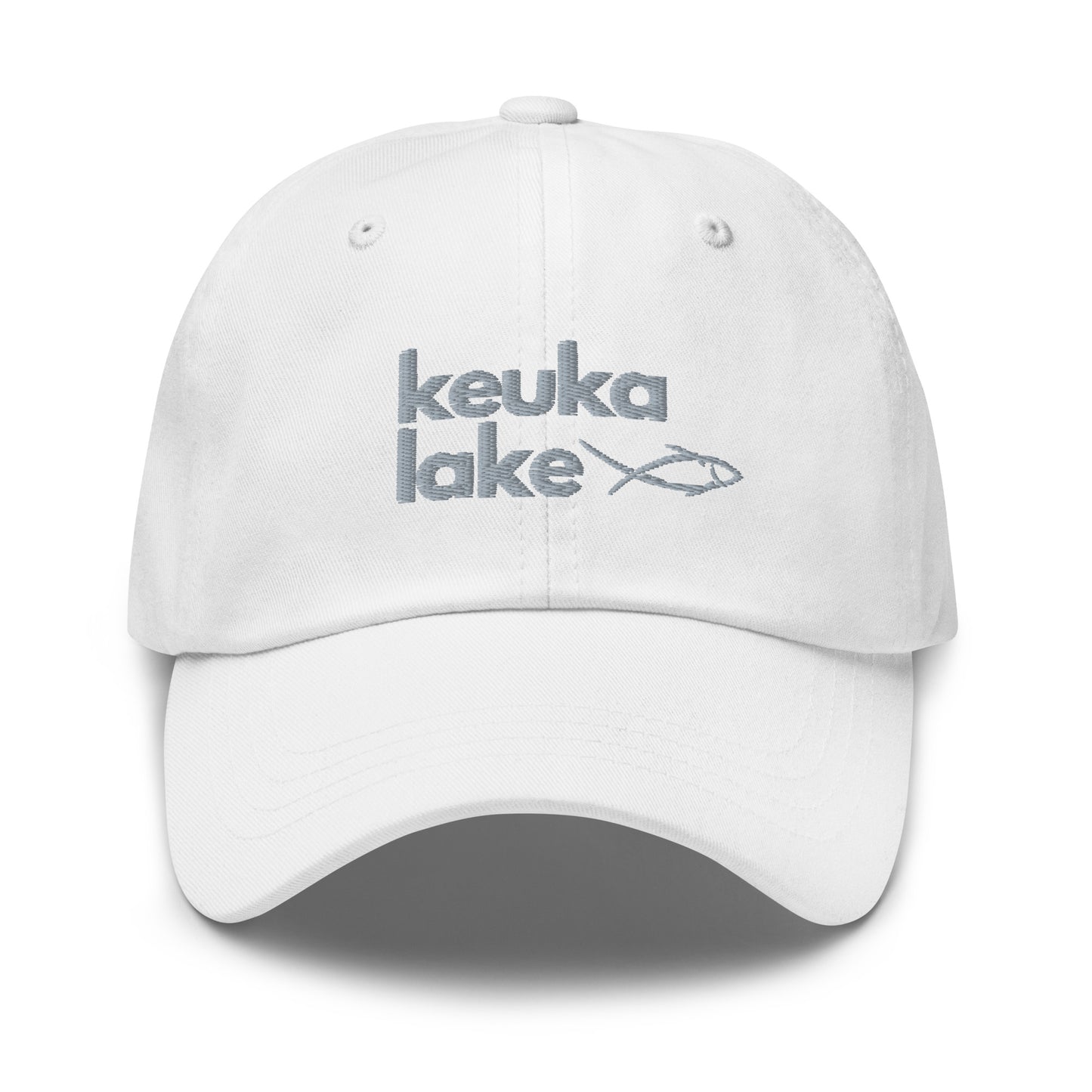 Dad hat - Keuka Lake simple fish