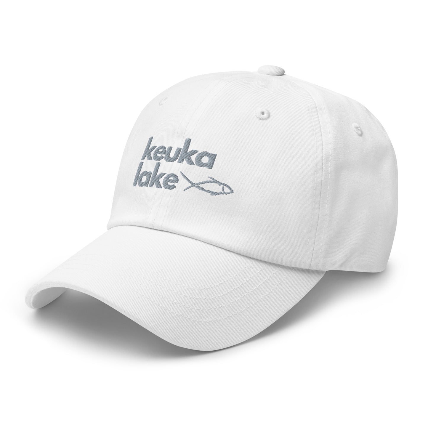 Dad hat - Keuka Lake simple fish